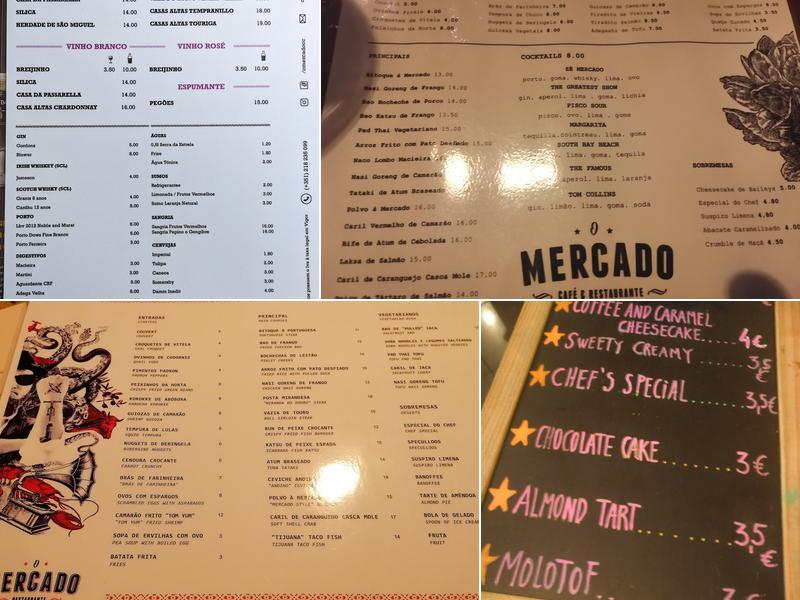 O Mercado Menu