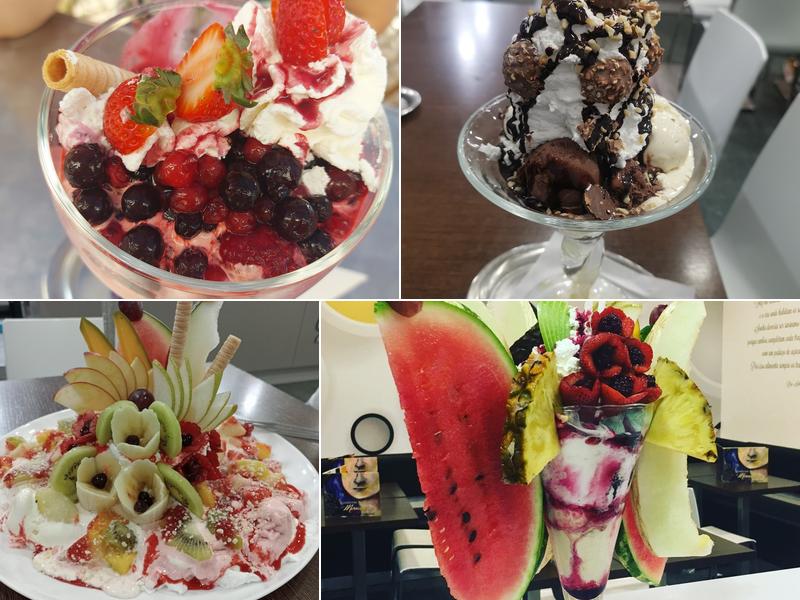 Italian ice cream parlor Monalisa