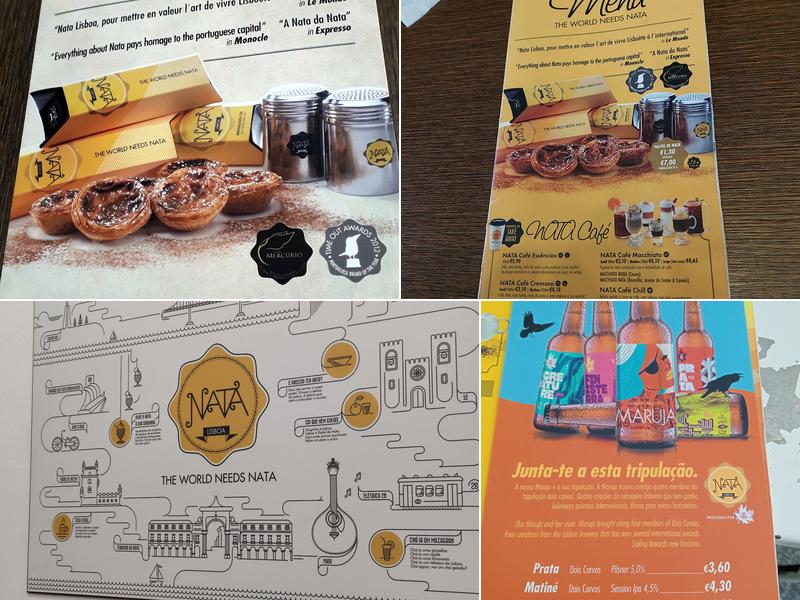 Nata Lisboa (NATA Lisboa - Covilhã - Pastel de Nata) Menu