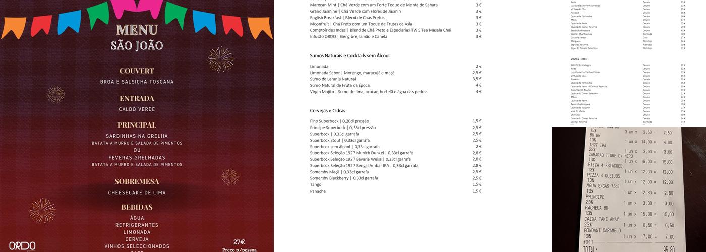 ORDO BH Concept Menu