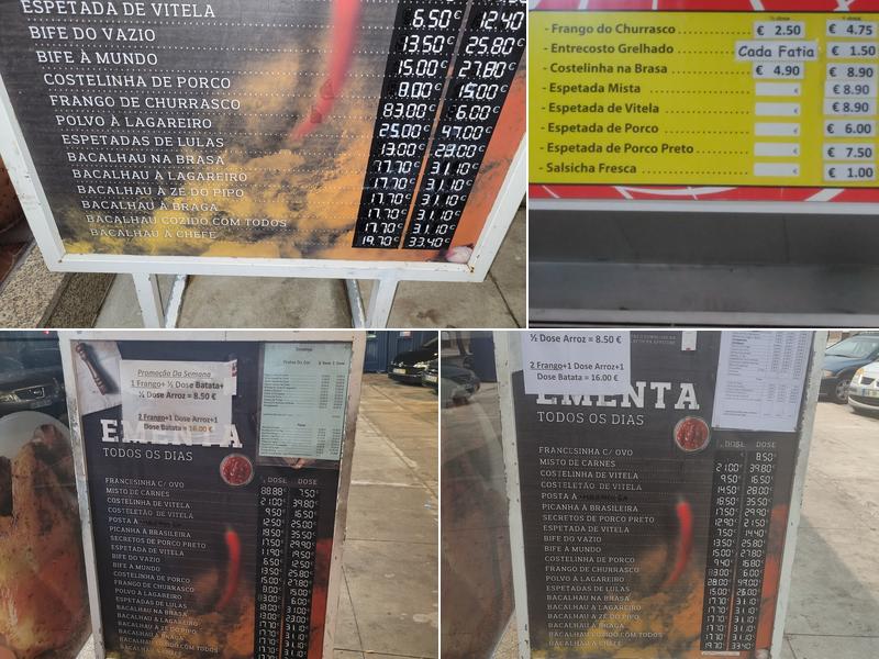 O Mundo na Brasa Menu