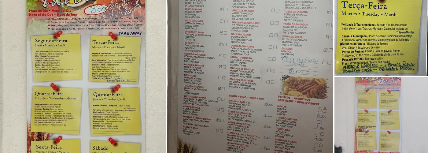 Luís Cobra Menu