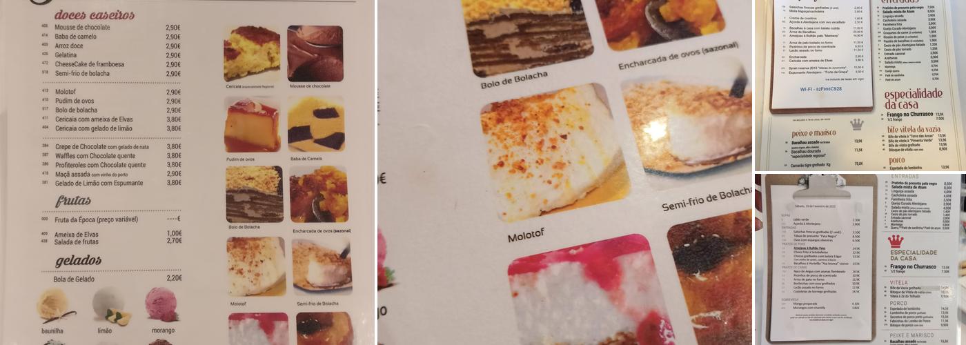 Restaurante Dom Januario (Restaurante Varchotel Dom Januário) Menu