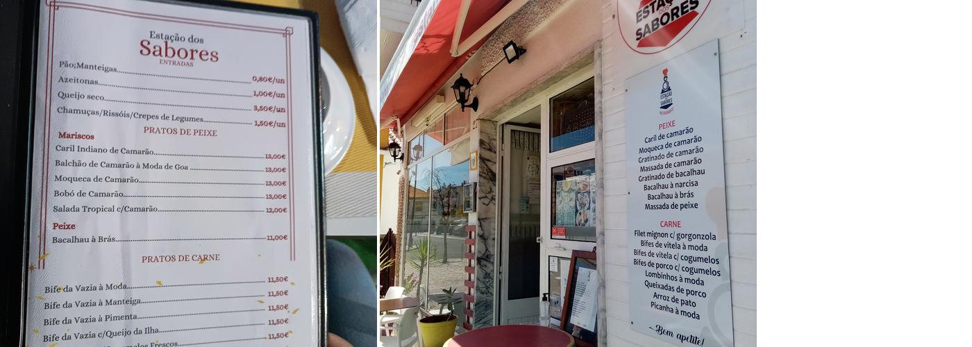 Estação Dos Sabores Menu