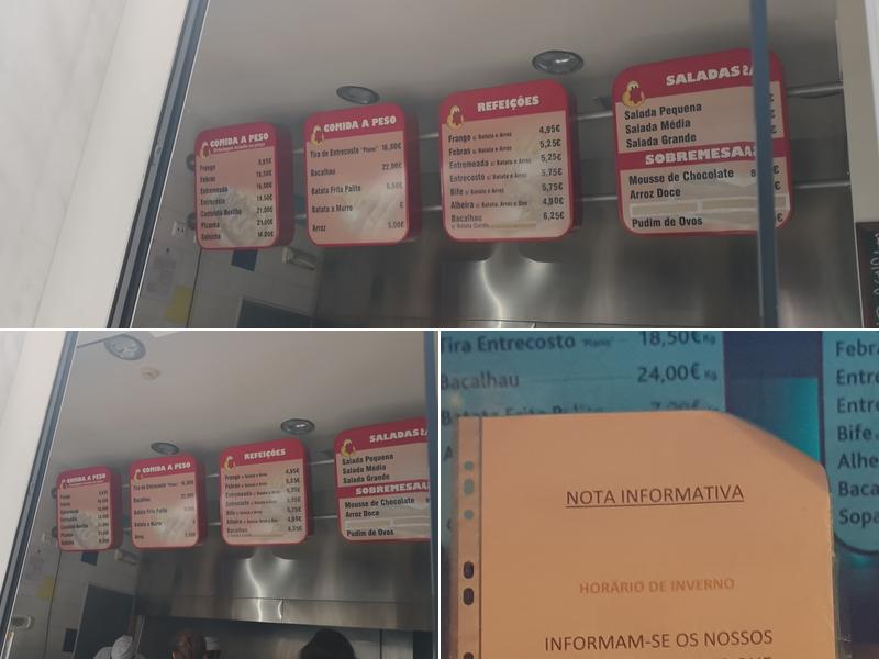 Churrasqueira Do Largo Menu