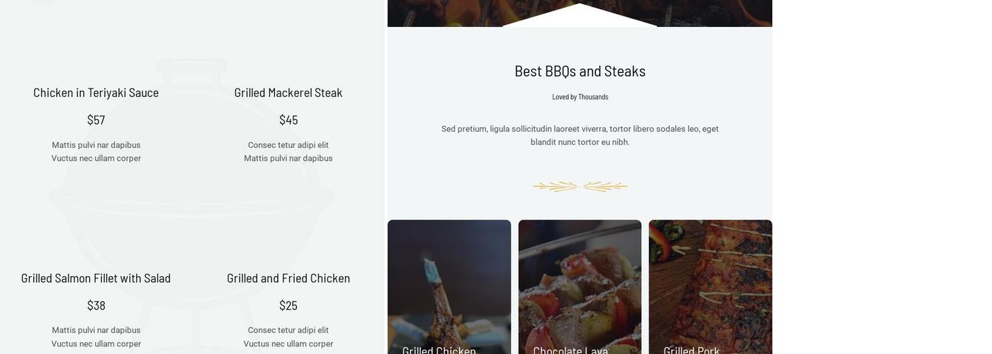 Kitcher Menu