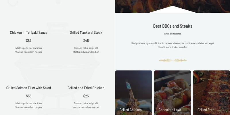 Kitcher Menu