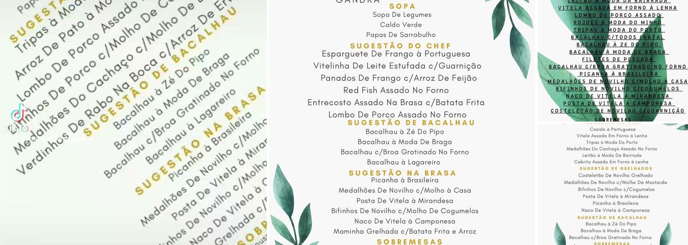 Pronto A Comer Gandra Menu