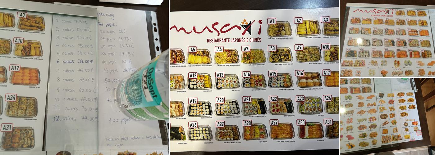 MUSAXI - Sushi Bar / Teppan Yaki Menu