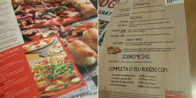 Pizza Hut Espinho Menu