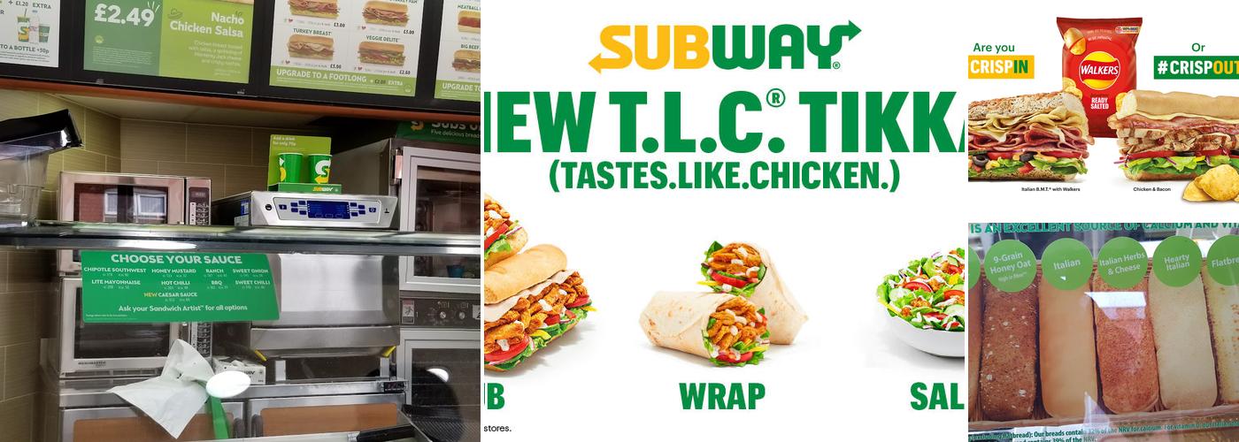 Subway Menu