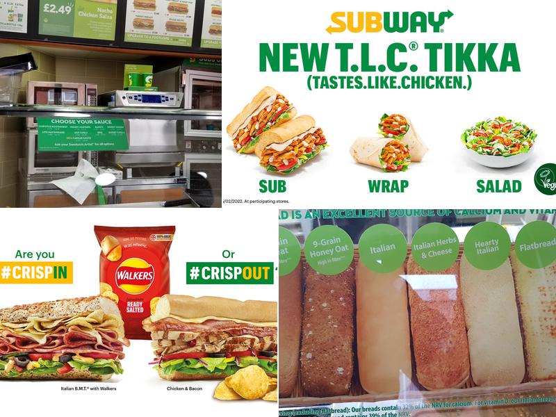Subway Menu