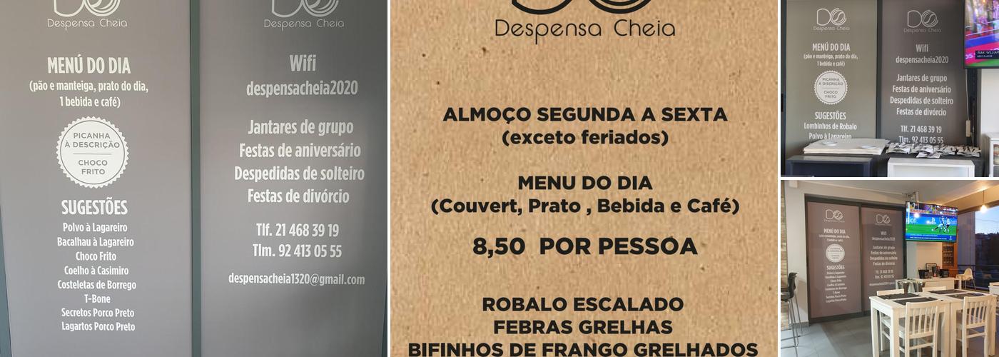 Despensa Cheia Menu