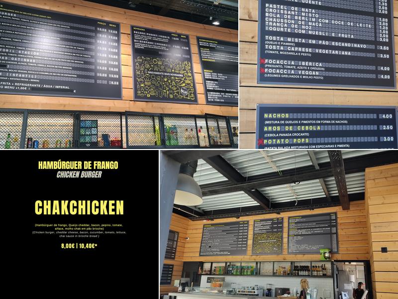 Chakburger Menu