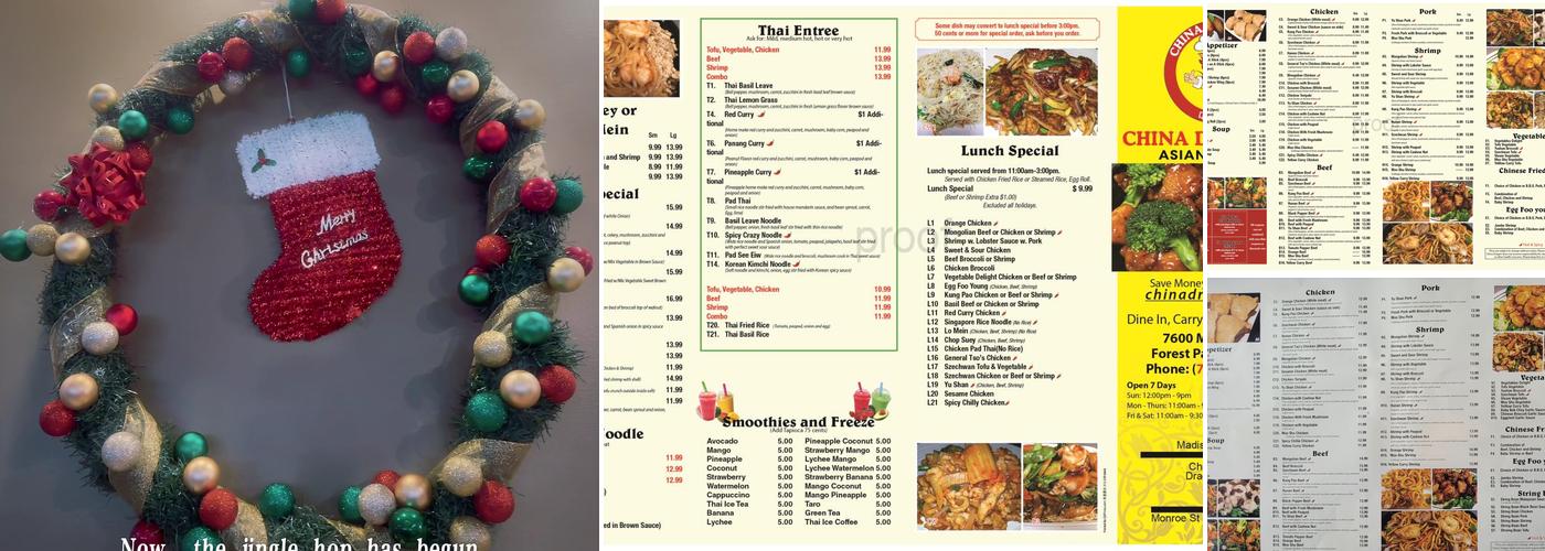 China Dragon 2 Menu