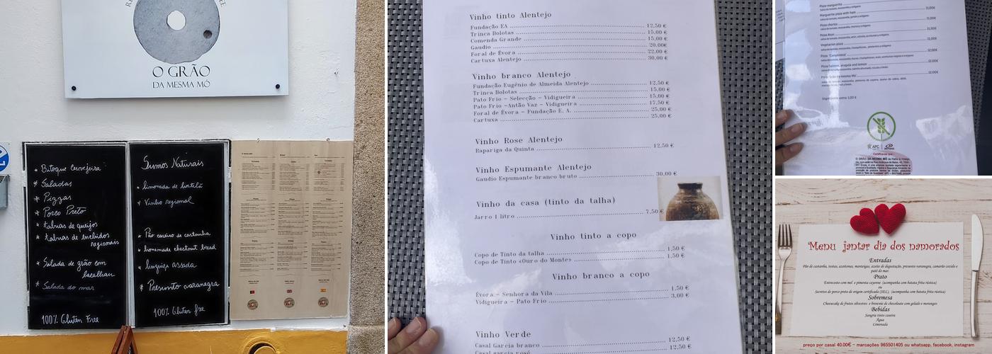 O Grão Da Mesma Mó Menu