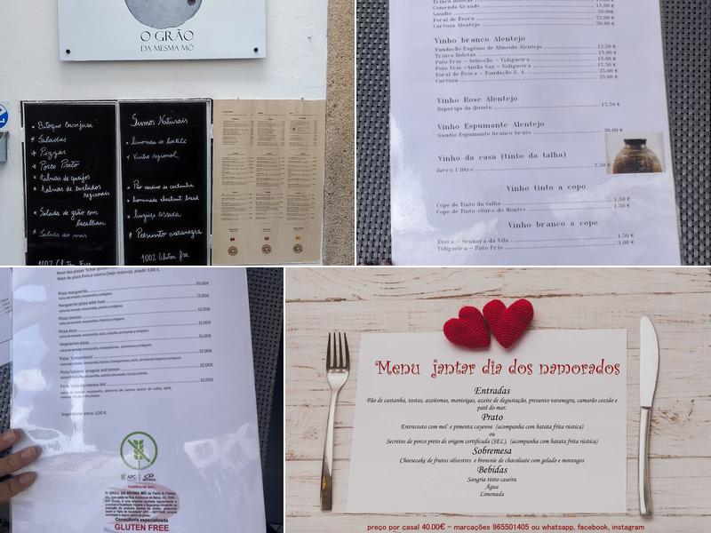 O Grão Da Mesma Mó Menu