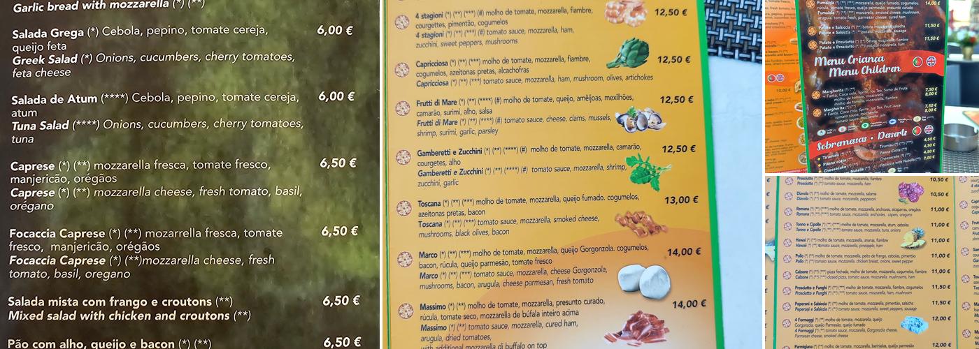 Pizzeria Bell'Antonio Menu