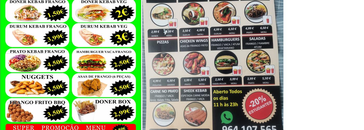 Feliz Faro kebab Menu