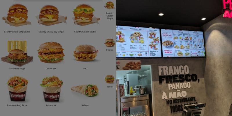 KFC Faro Menu