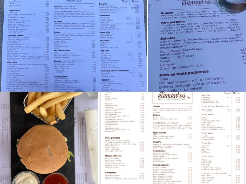 Elementos Menu