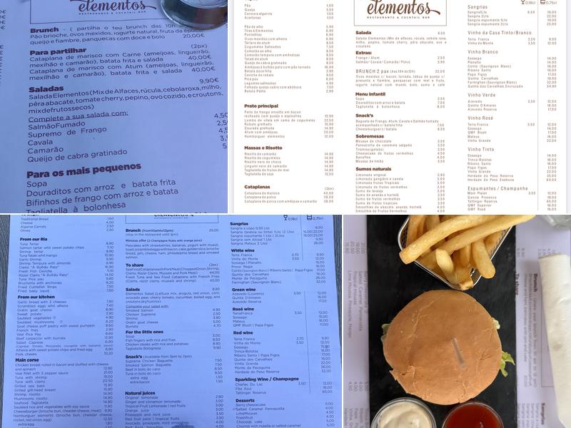 Elementos Menu