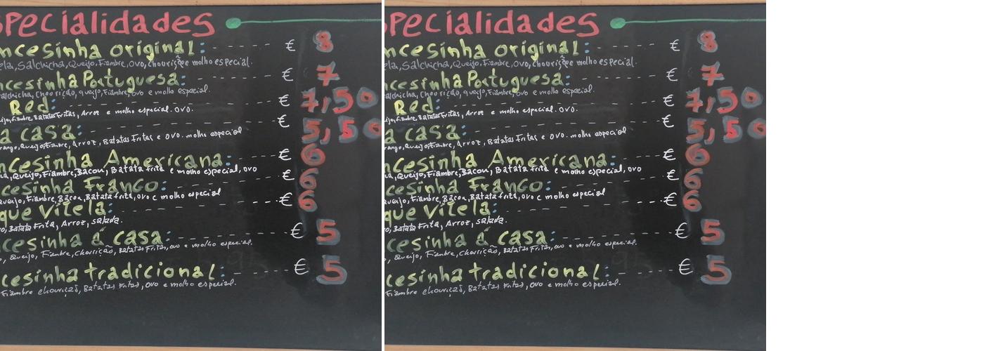 Nova Casa Cervejaria Menu
