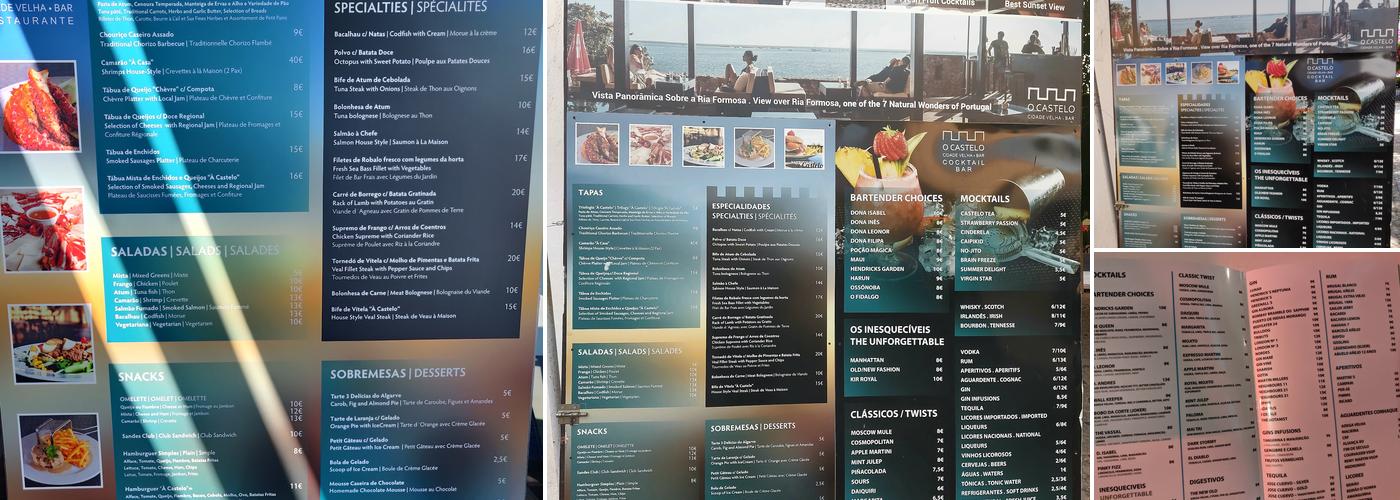 O Castelo (Restaurante Bar O Castelo - Cidade Velha) Menu