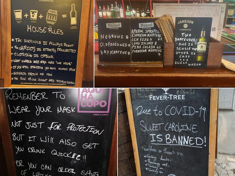 Piper's Irish Pub Menu