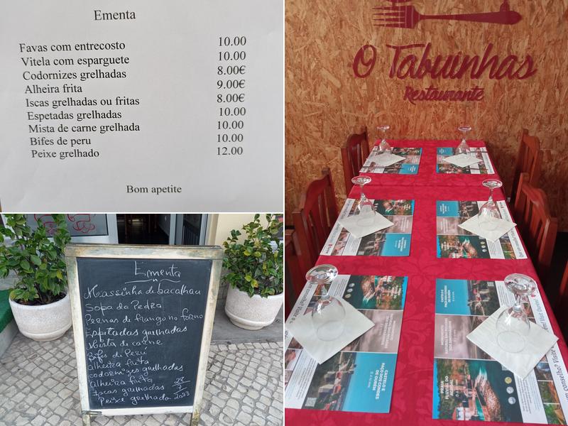O Tabuinhas Menu