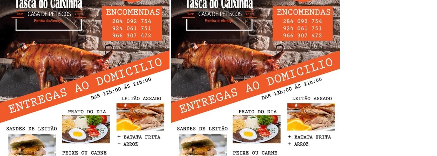 Tasca Do Caixinha Menu