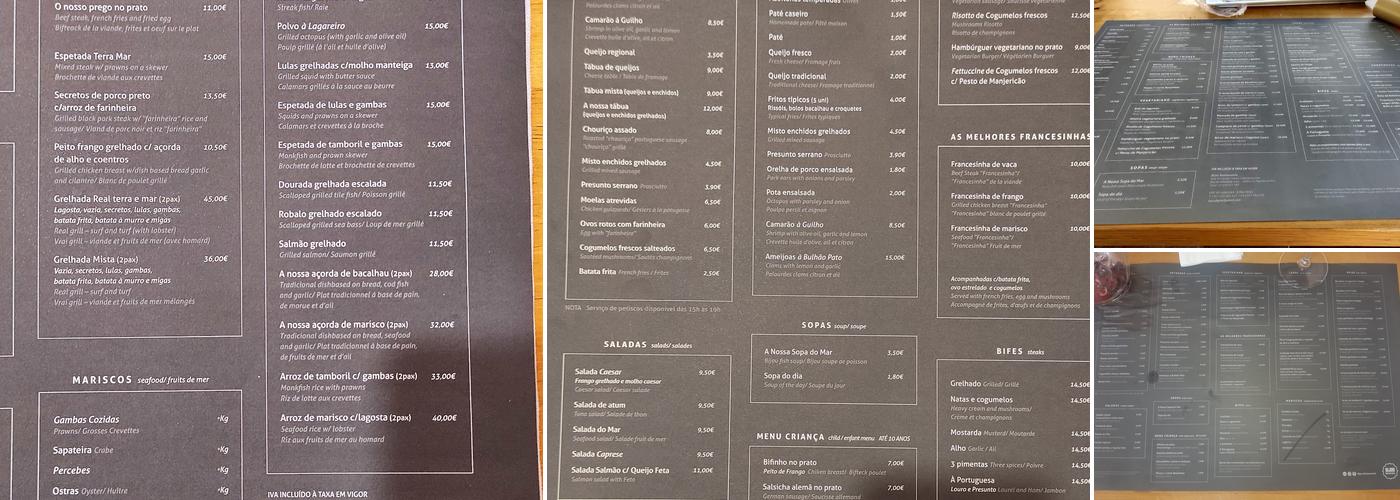 Bijou Menu