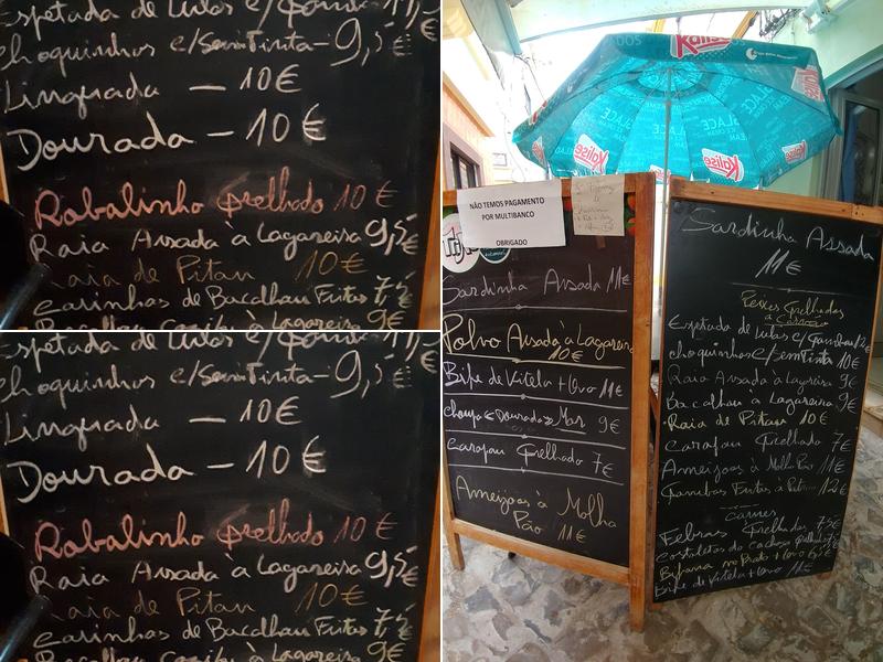 Restaurante A Medrôa Menu