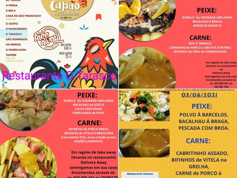O Tarasco Menu