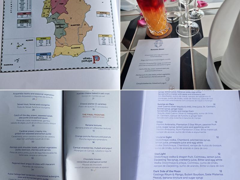 Galáxia Skyfood | Skybar Menu