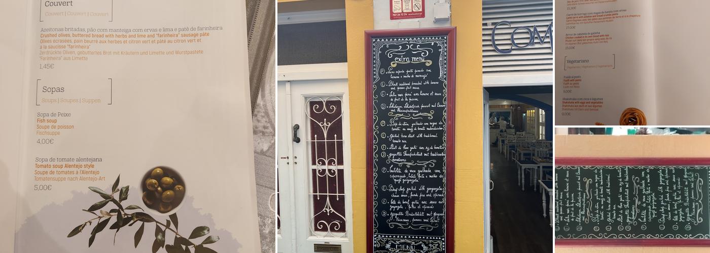 ComTradições Menu