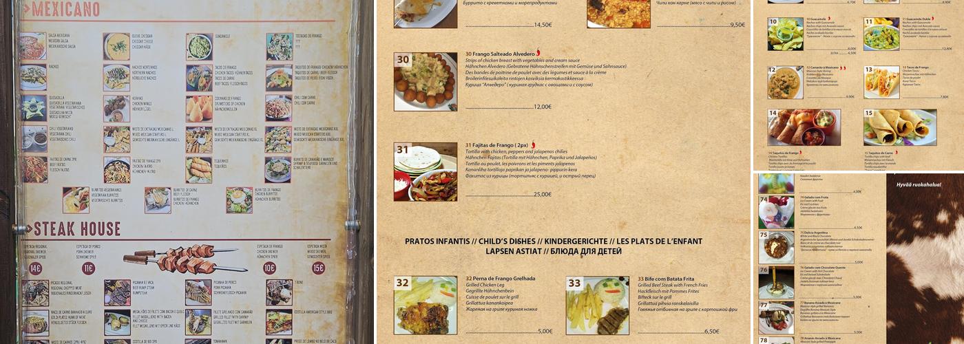 El Mexicano Steak House (El Mexicano) Menu