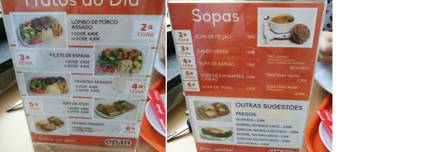 Socipamo - Sociedade de Padarias do Monte, SA Menu