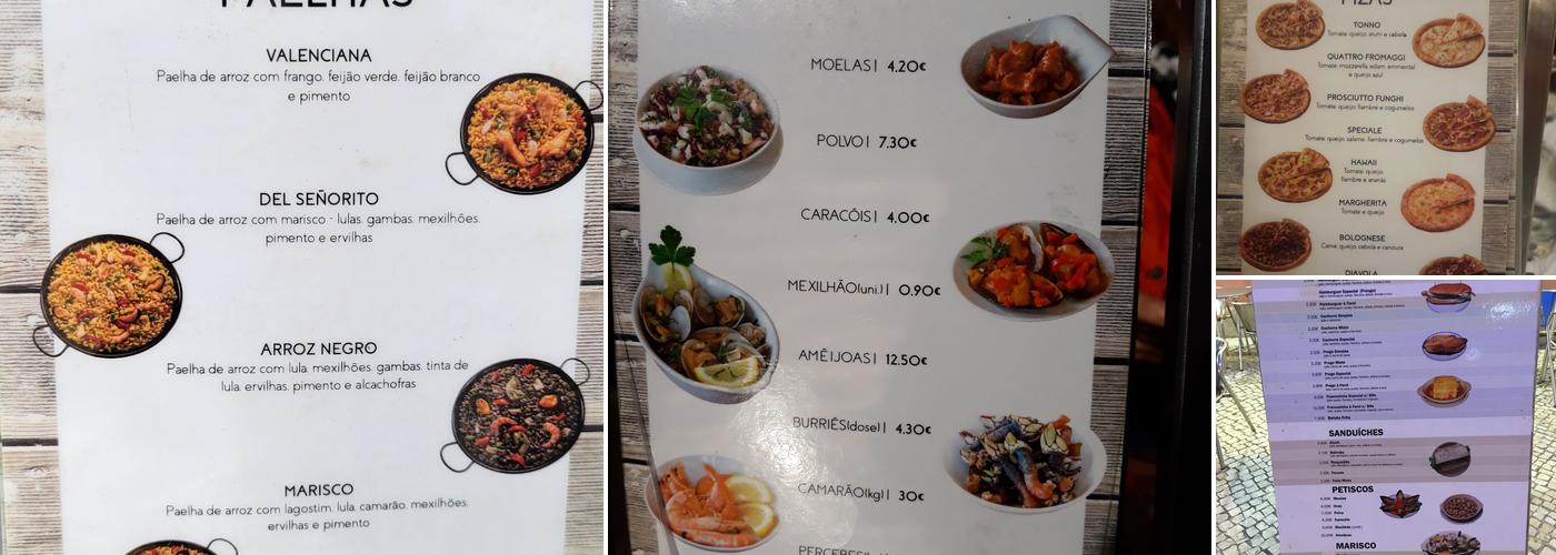 Café Farol Menu
