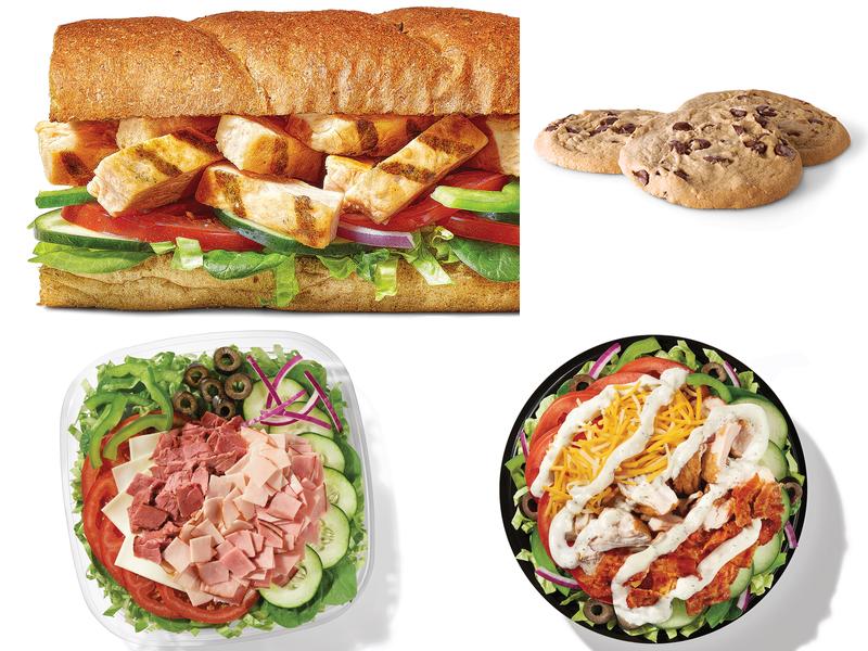 Subway Menu