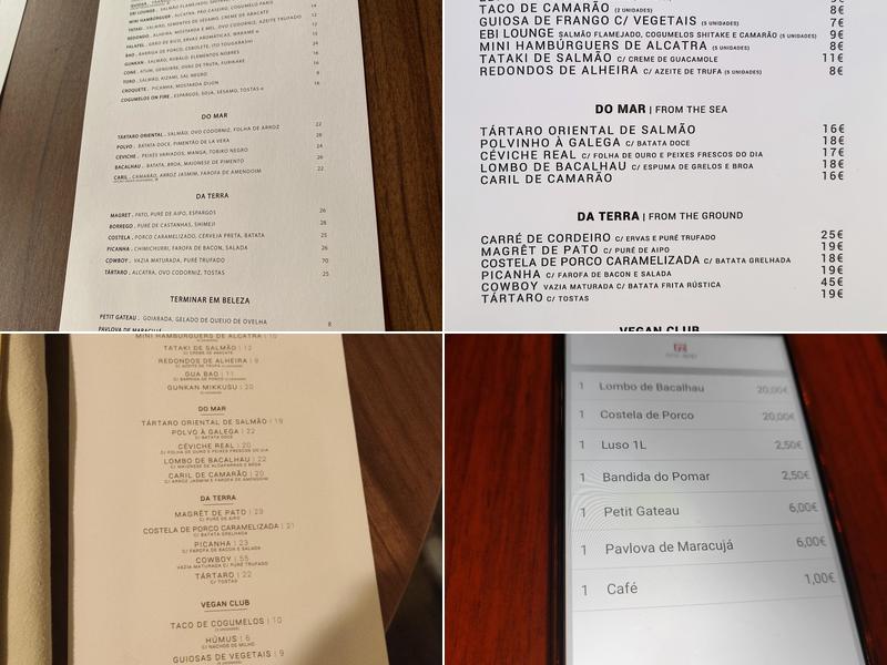 34 Menu