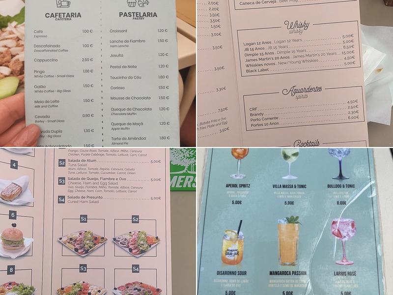 Coconuts Menu