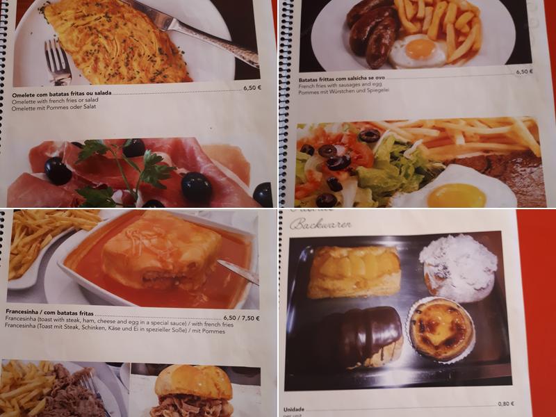 Café Pérola da Avenida Menu