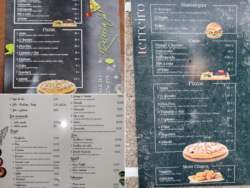 O Terreiro Menu