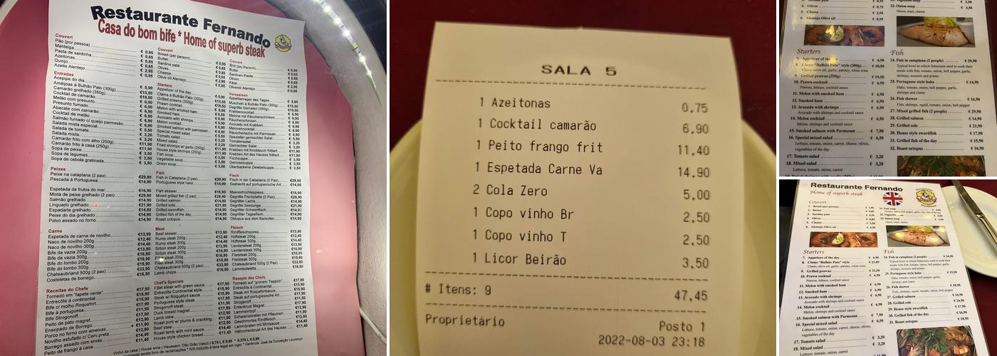 Fernando Menu