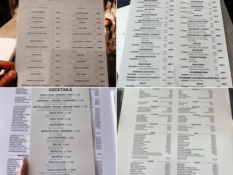 O Camilo Menu