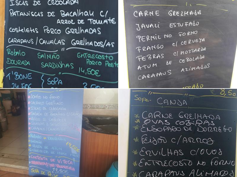 Restaurante Atalaia - Volodymyr Shevchuk Menu