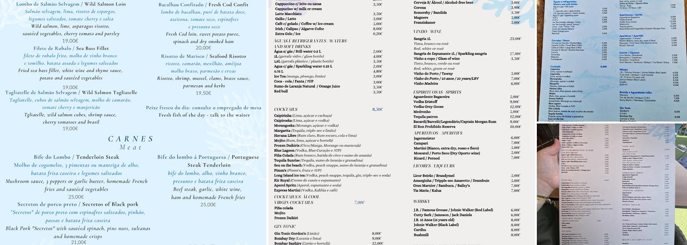 Mar Menu