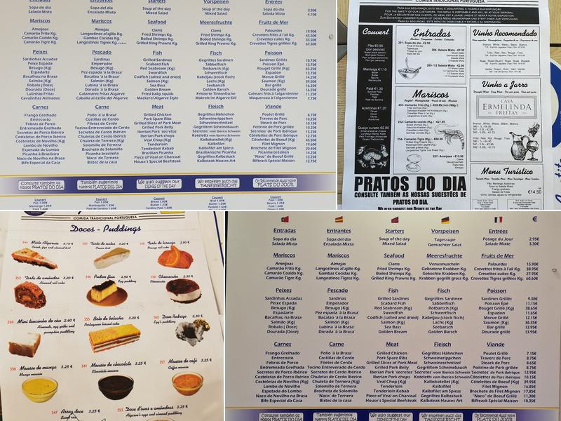 Restaurante Adega da Marina (Adega da Marina) Menu