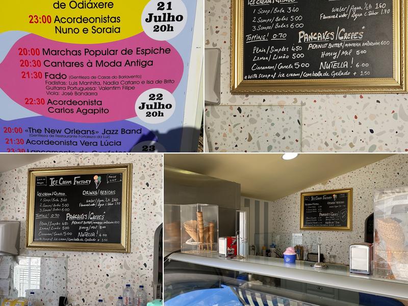 Eis Factory Menu